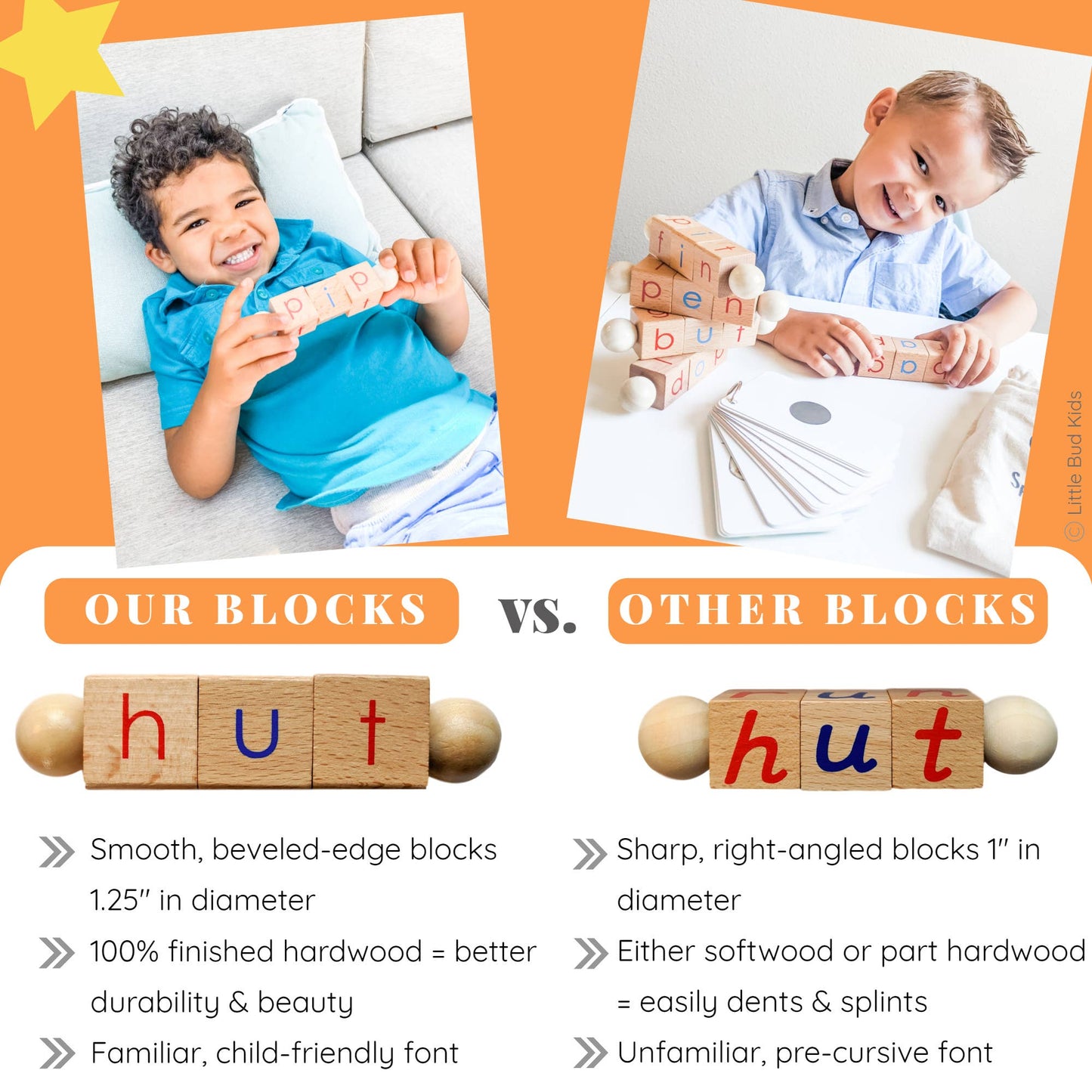 Spin-and-Read Montessori Phonics Blocks