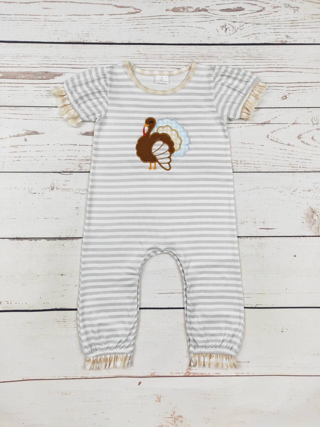 Girl Turkey Romper