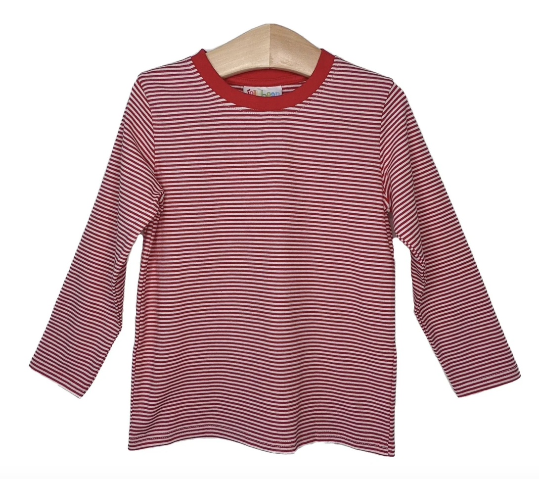 Graham LS Red Stripe Shirt