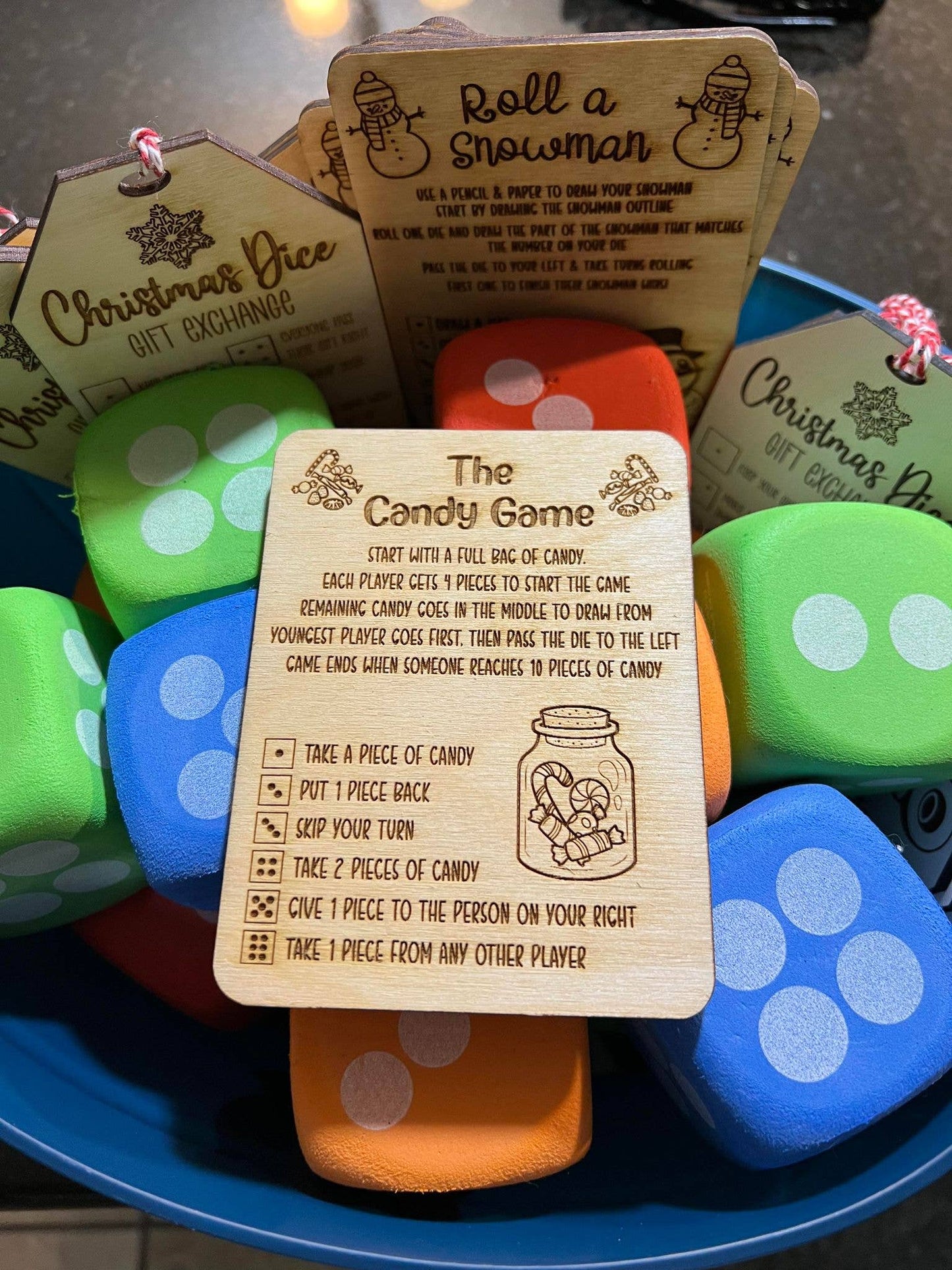 The Candy Game With Foam Dice