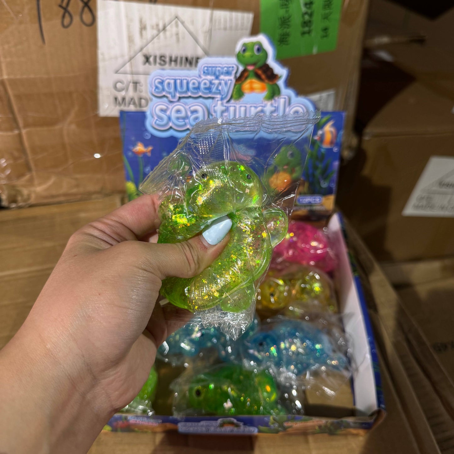 Sugar Squeeze Glitter Sea Turtle