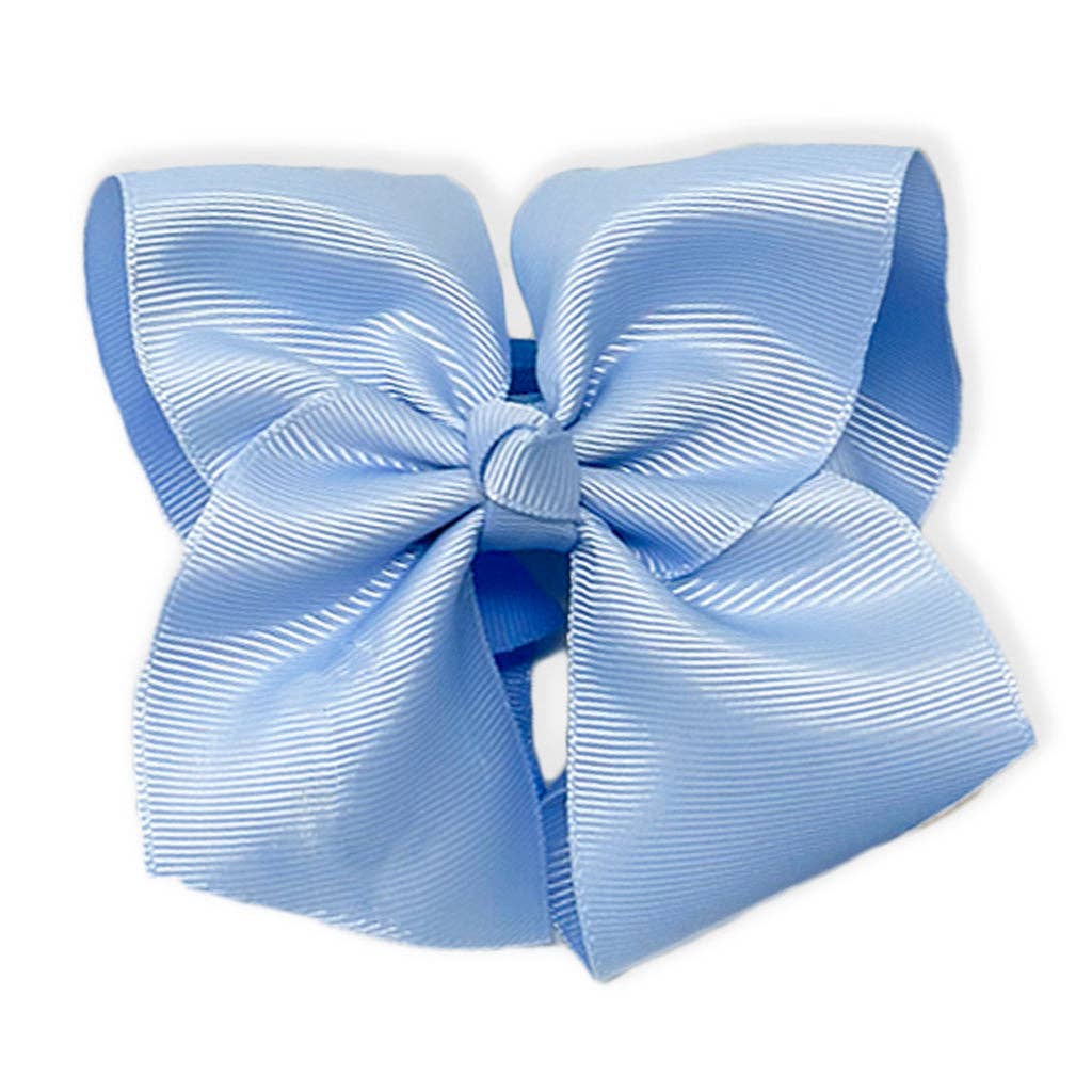 Light Blue Bow - Headband