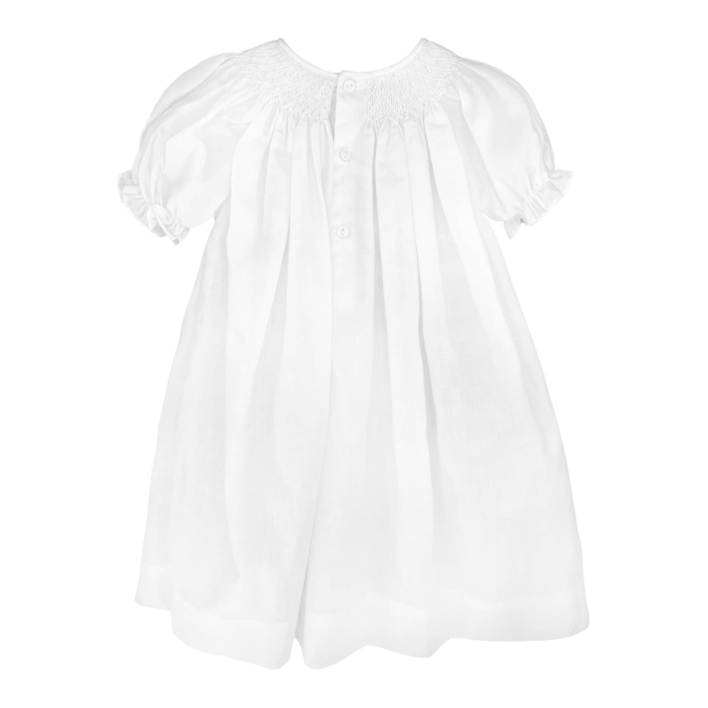 Petit Ami & Zubels - Smocked Daygown with Raglan Embroidery