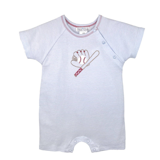 Petit Ami & Zubels - Knit Baseball Romper