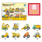 PicassoTiles - PicassoTiles 8pc Construction Magnetic Action Figures