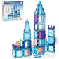 PicassoTiles - PicassoTiles 72pc Ice Castle Magnetic Tile Building Set