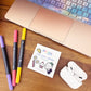 A Brighter Year - Tiny Eats Treats Easy Tear Glue Bind Coloring Book for Adult