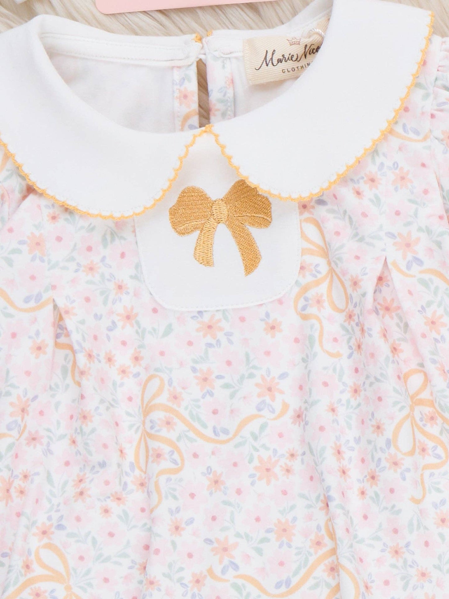 Meadow Bow Florals Collar Bloomer Set