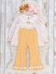 Meadow Bow Florals Collar Pant Set