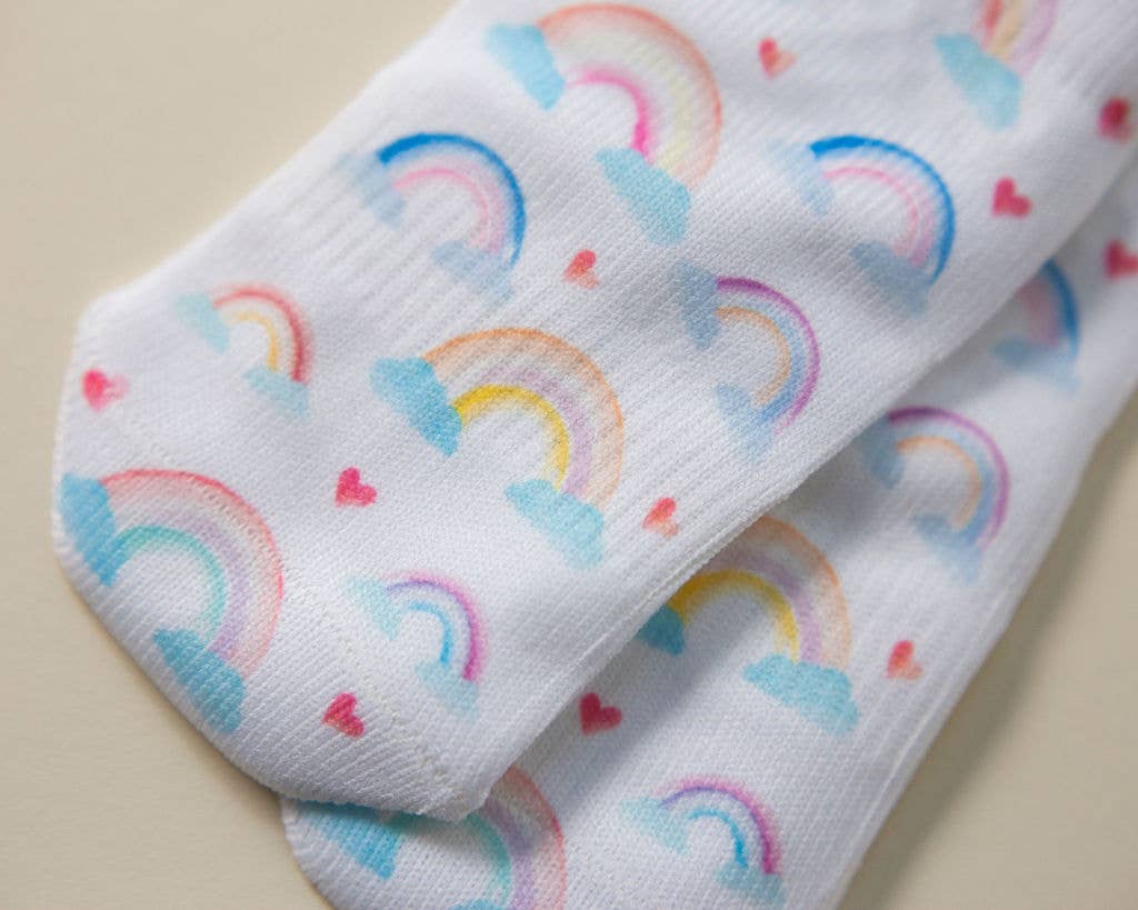 Squid Socks - Rainbow/Floral