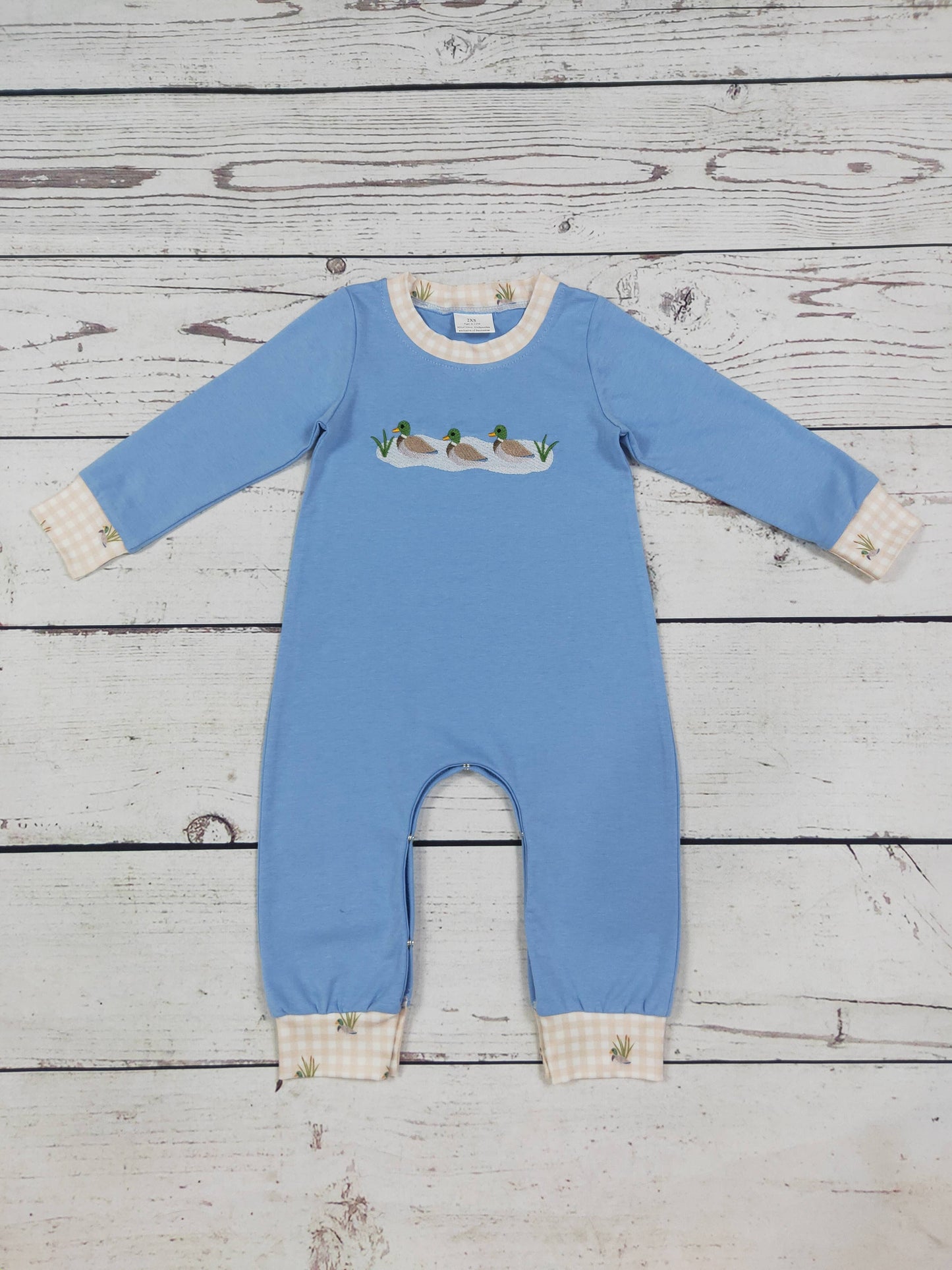 Blue Mallard Romper