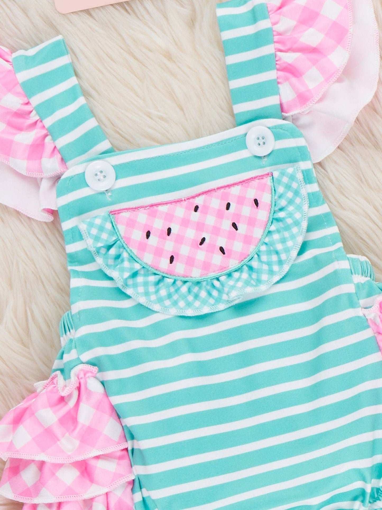 Watermelon Ruffle Bubble