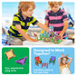 PicassoTiles - 50pc Nano Magnetic Building Tiles Construction Travel Set