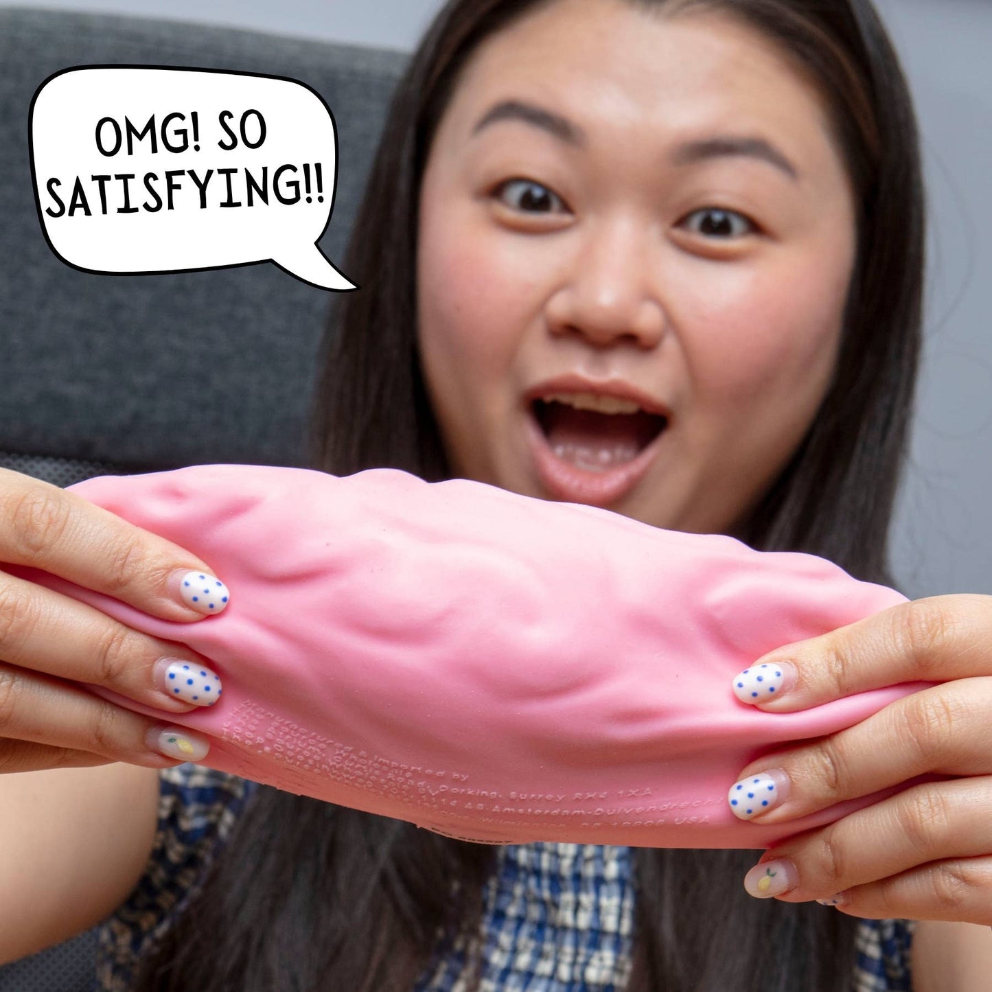 Boxer Gifts - Giant Brain Stress Ball – Large Squishy Toy for Adults