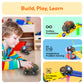 PicassoTiles - PicassoTiles Dinosaur Cars for Kids Race Track