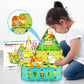 PicassoTiles - PicassoTiles 52pc Farm Theme Magnetic Tile Building Set