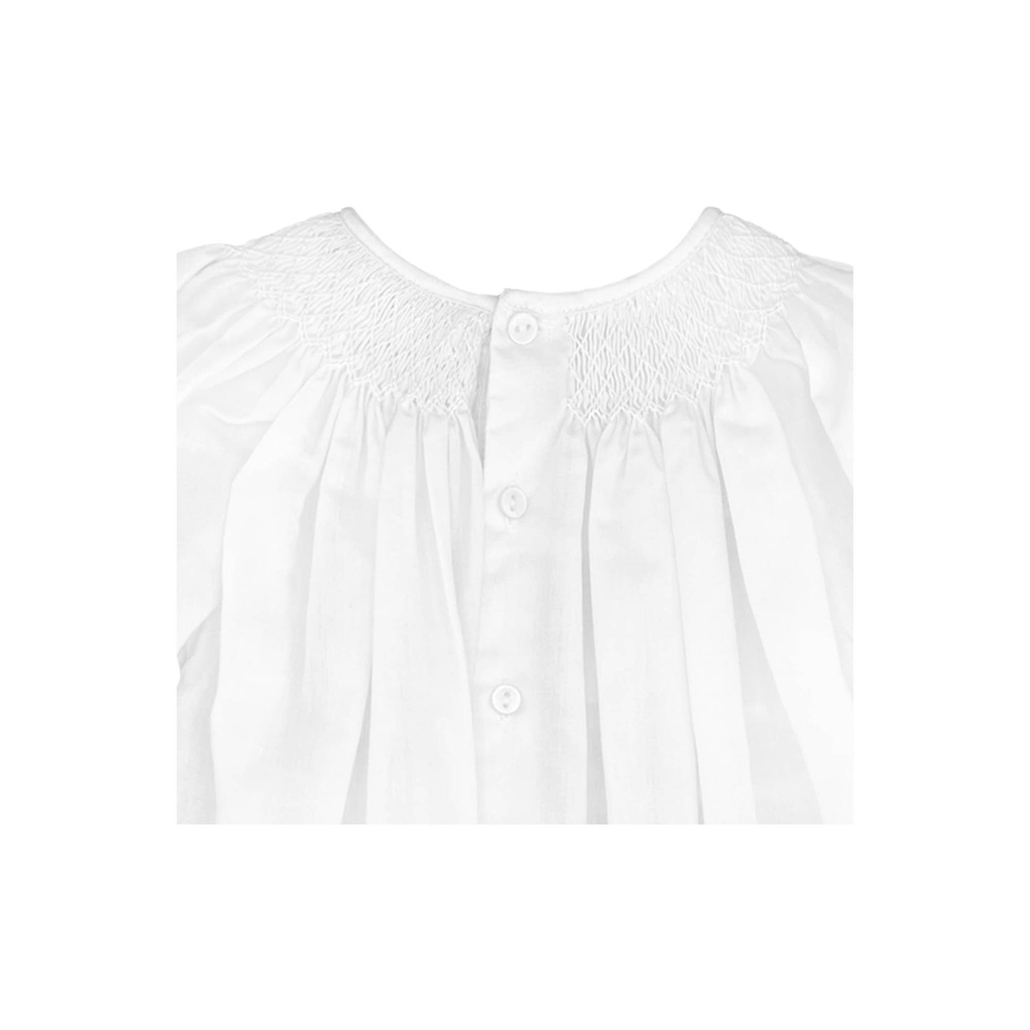 Petit Ami & Zubels - Smocked Daygown with Raglan Embroidery