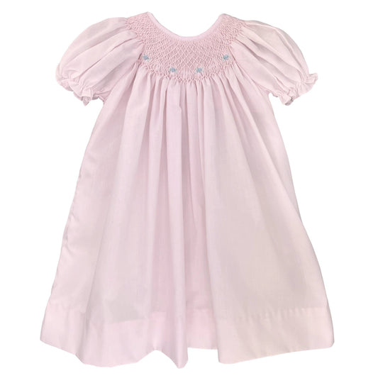Petit Ami & Zubels - Smocked Daygown with Raglan Embroidery