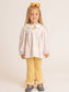 Meadow Bow Florals Collar Pant Set
