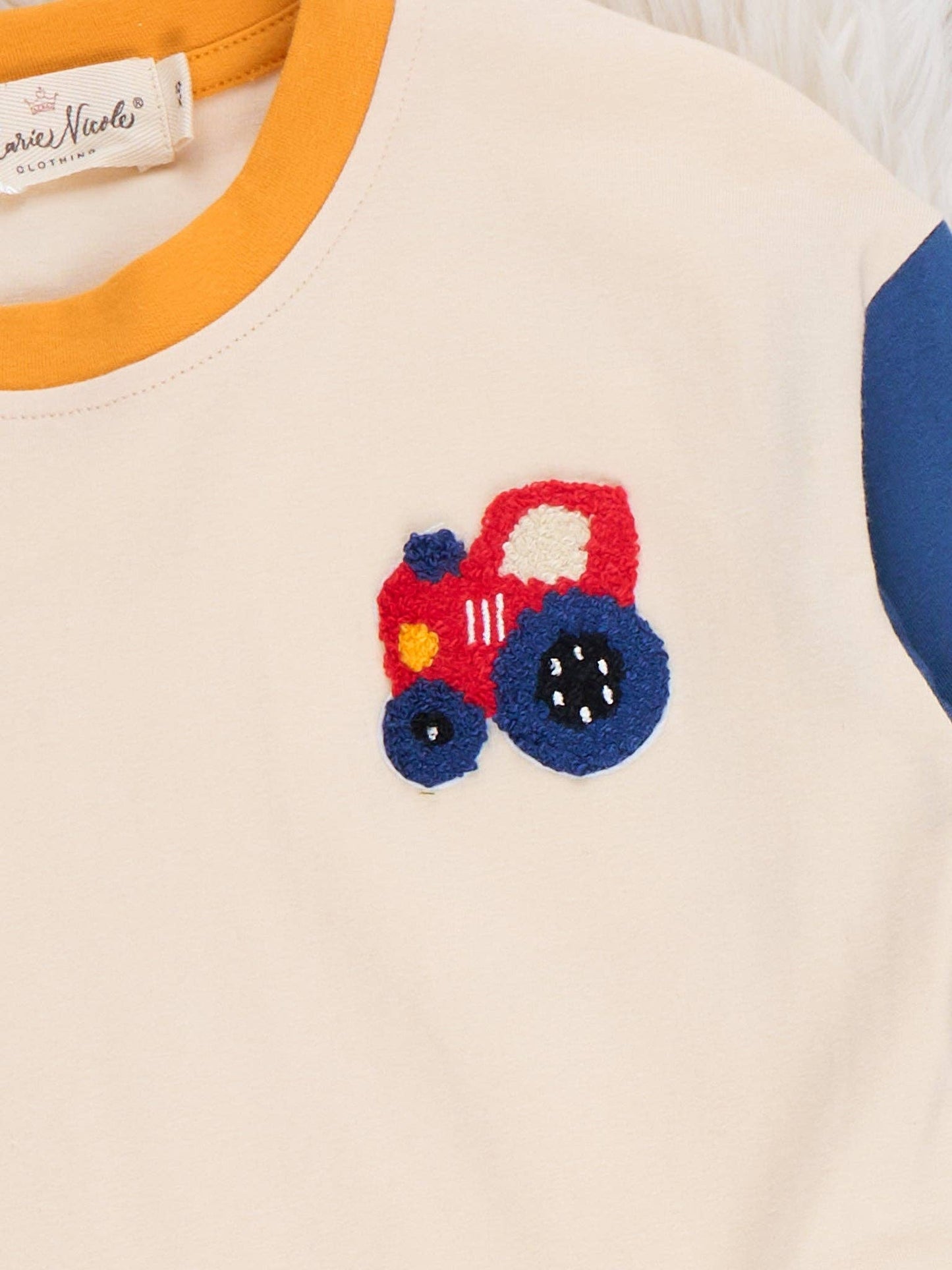 Tractor Trail Colorblock Top