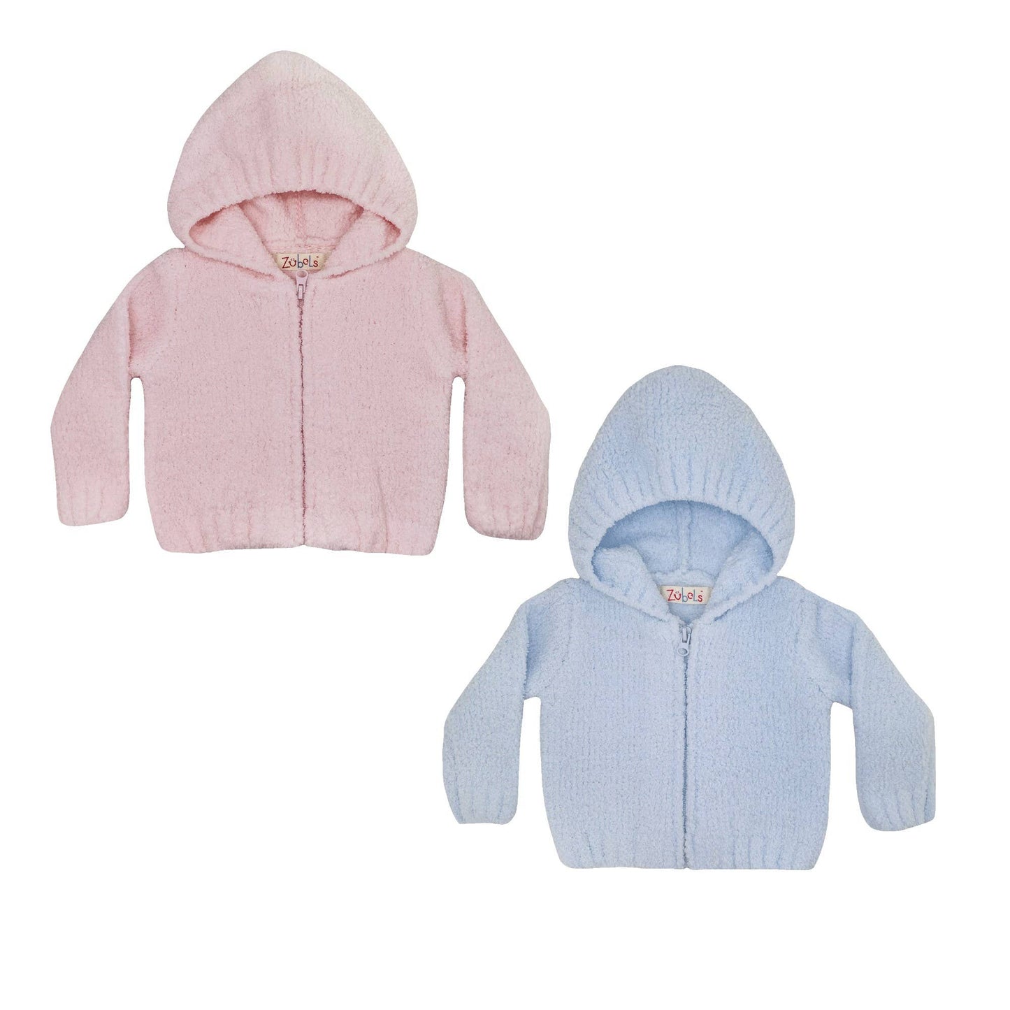 Chenille Hooded Zip Up Jacket