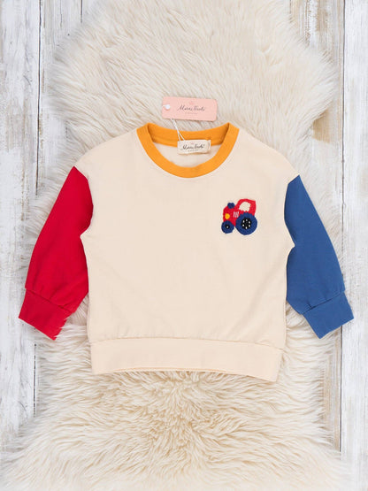 Tractor Trail Colorblock Top