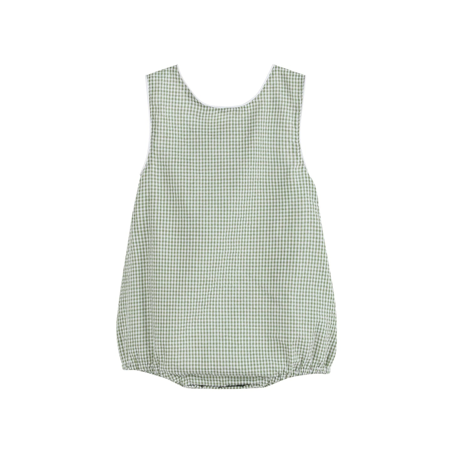 Green Gingham Alligator Bubble