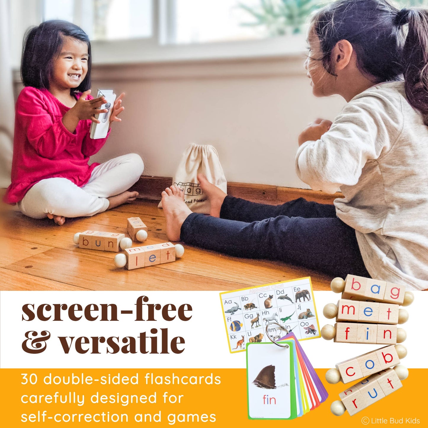 Spin-and-Read Montessori Phonics Blocks