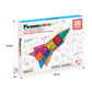 PicassoTiles - PicassoTiles 32pc Rocket Magnetic Tile Building Set