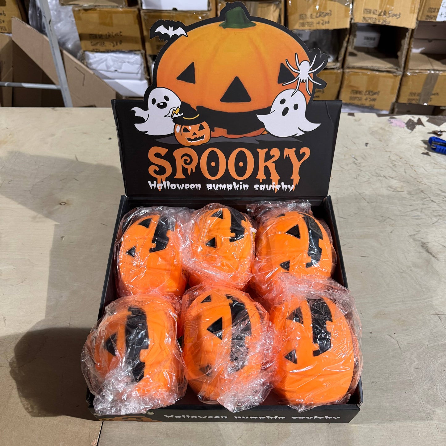 Halloween Jack-O-Lantern Squishy