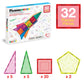 PicassoTiles - PicassoTiles 32pc Rocket Magnetic Tile Building Set