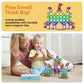 PicassoTiles - 50pc Nano Magnetic Building Tiles Construction Travel Set