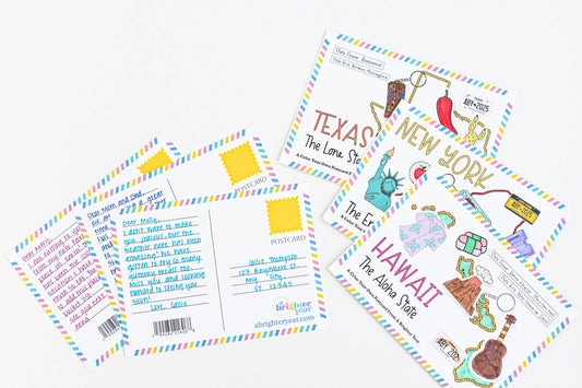 A Brighter Year - Color Your Own Mississippi State Postcard