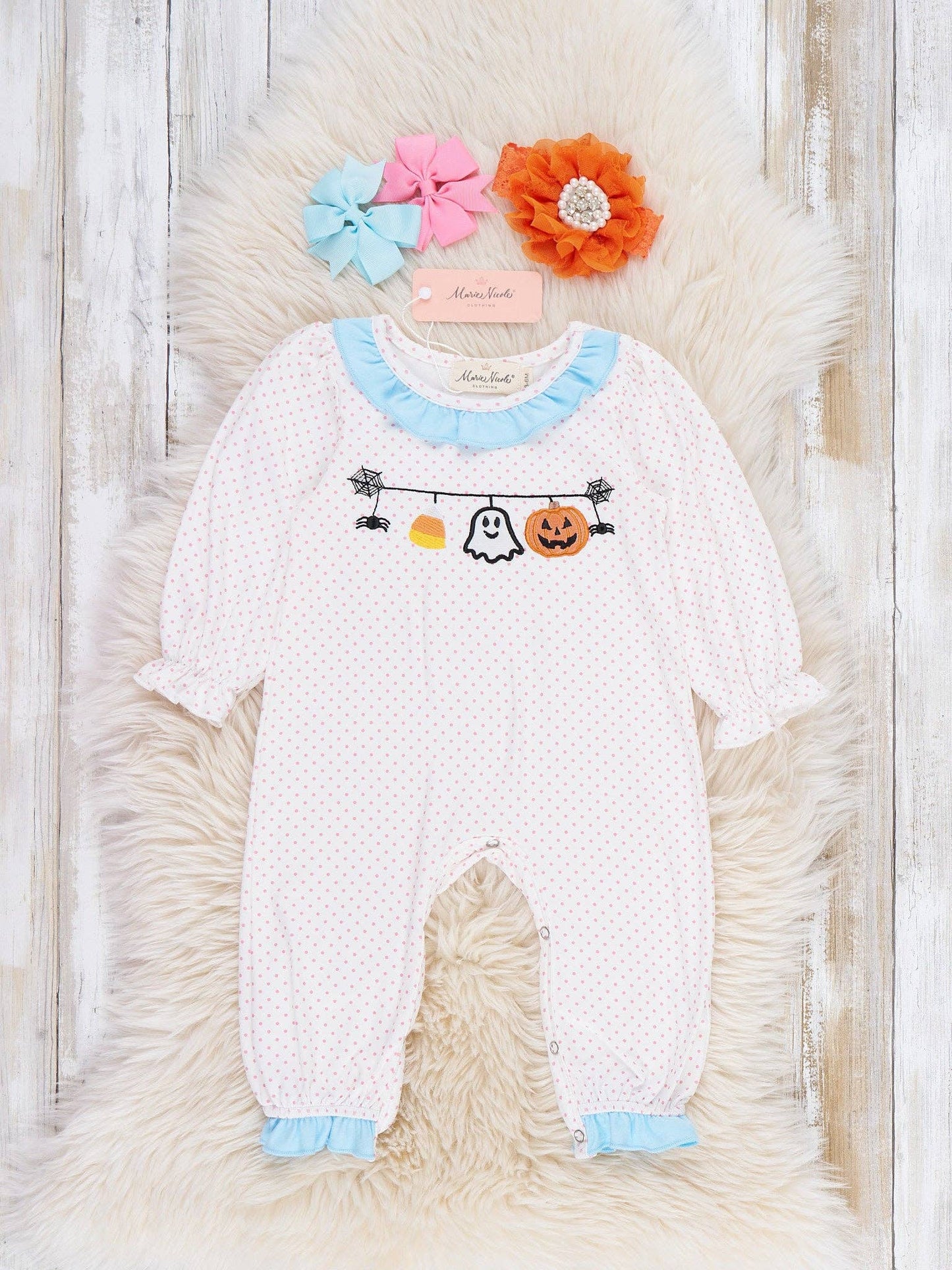 Boo Banner Buddies Ruffle Romper