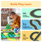 PicassoTiles - PicassoTiles Magnetic Car Track Set - Speedway Themed Set