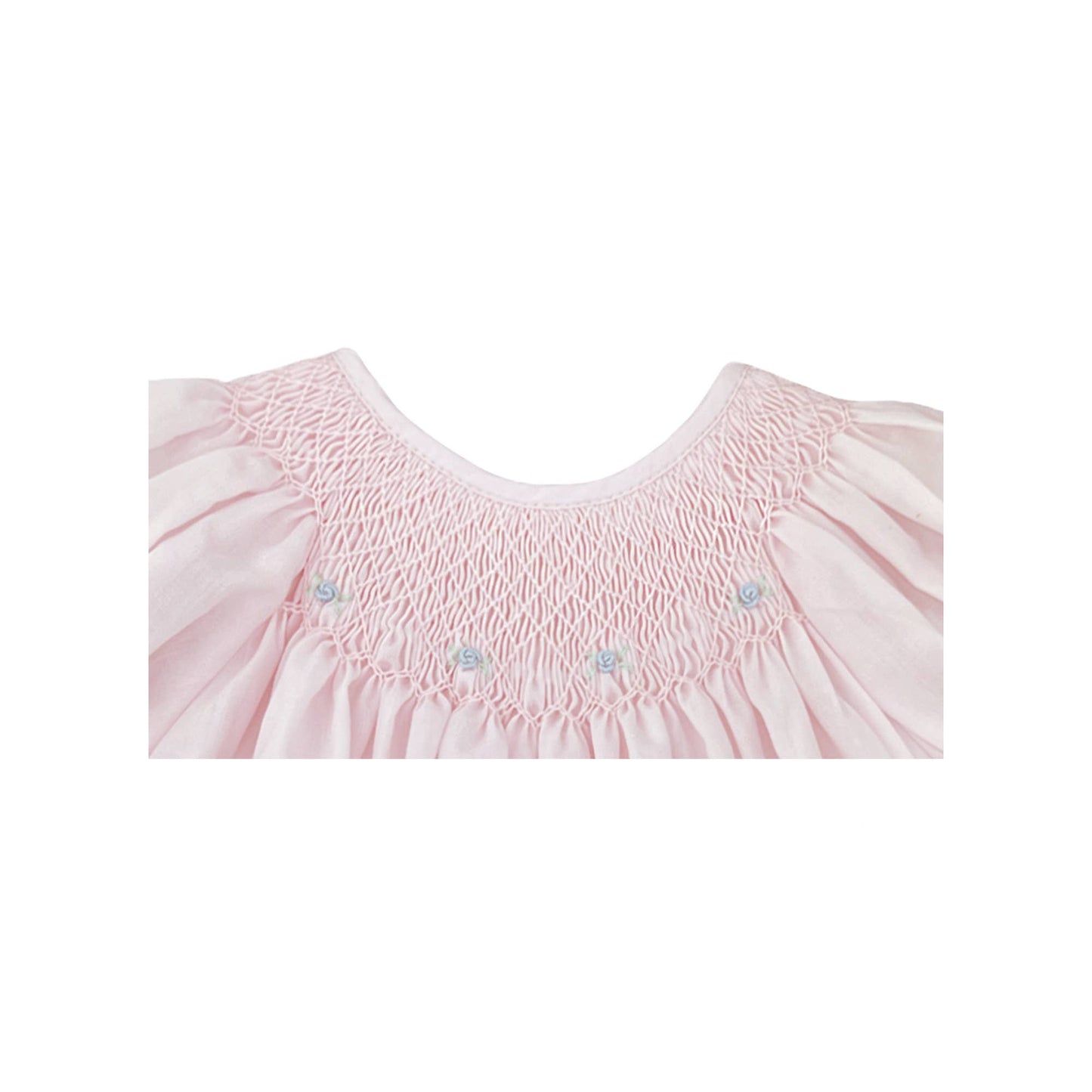 Petit Ami & Zubels - Smocked Daygown with Raglan Embroidery