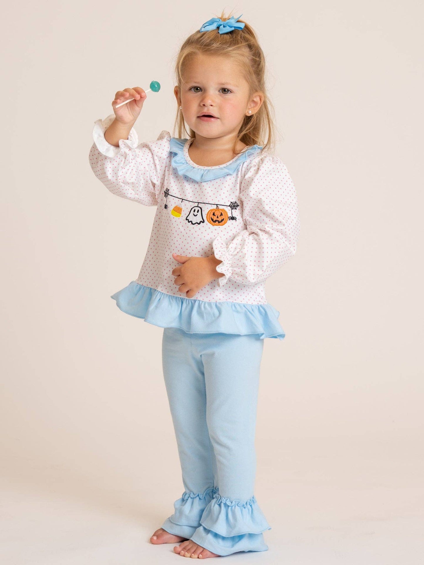 Boo Banner Buddies Ruffle Pant Set