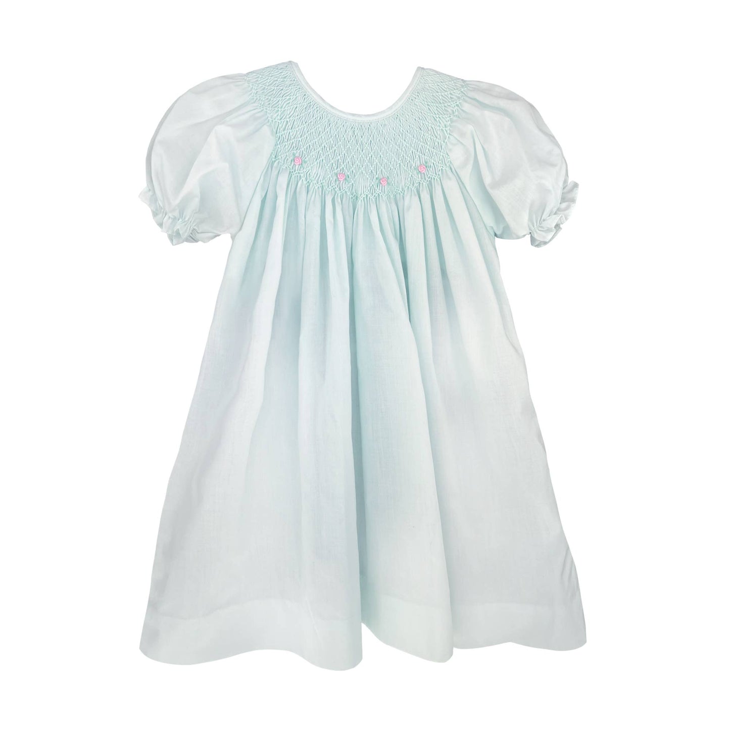 Petit Ami & Zubels - Smocked Daygown with Raglan Embroidery