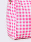 Pink Checkered Duffle
