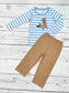 Duck/Dog Applique Pant Set