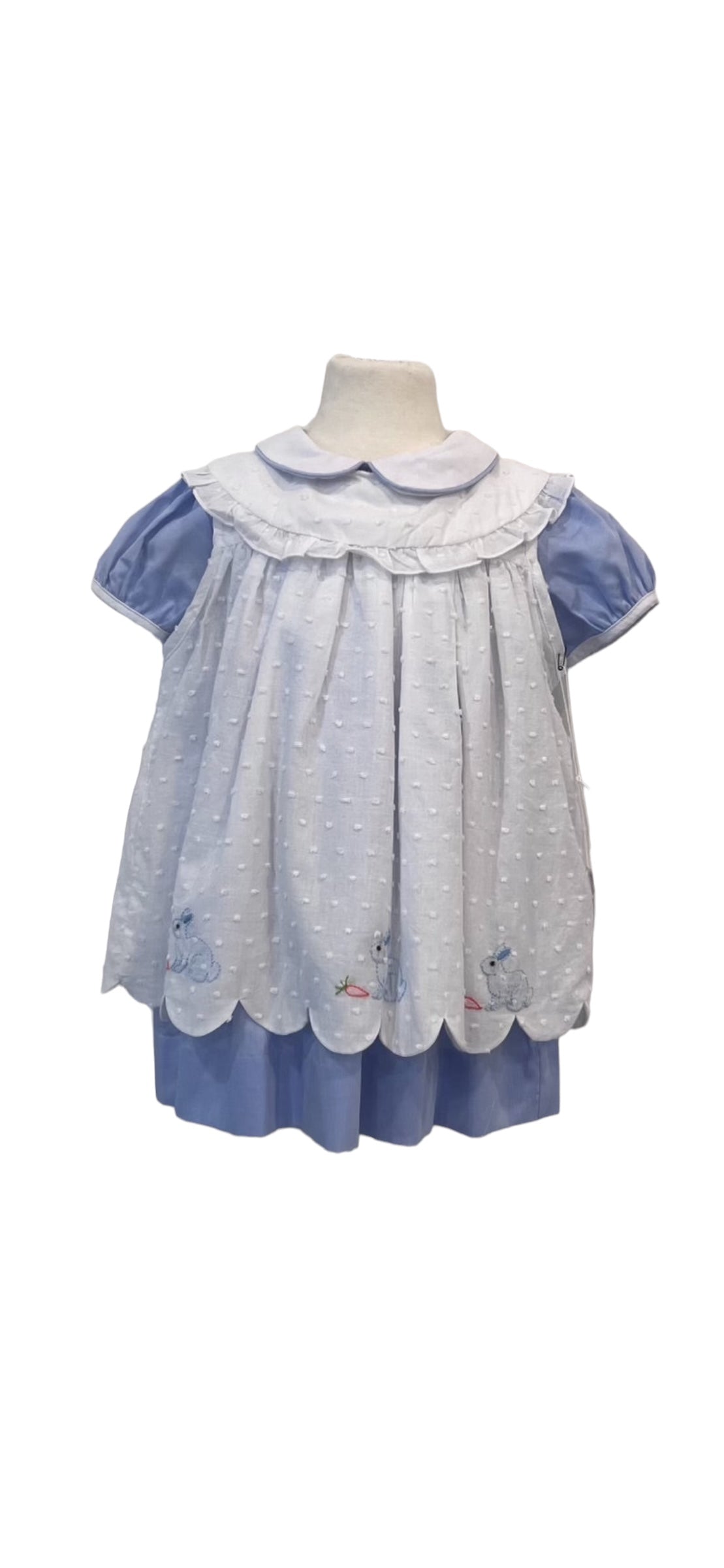 Stitch Bunny Dress(Removable apron)