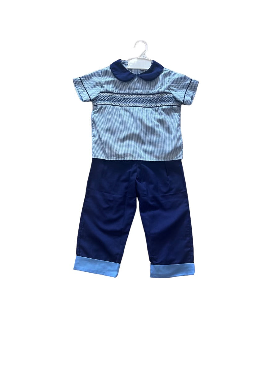 The Monday Blues Collection: Boy Pant Set