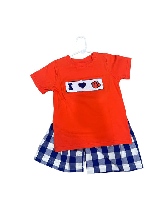 Smocked Boys Short Set