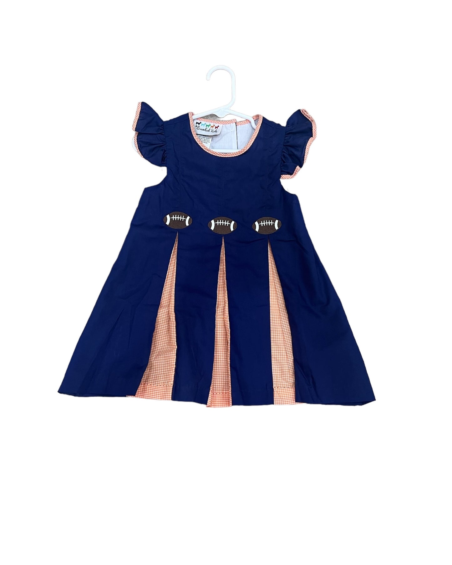 Navy/Orange football dress