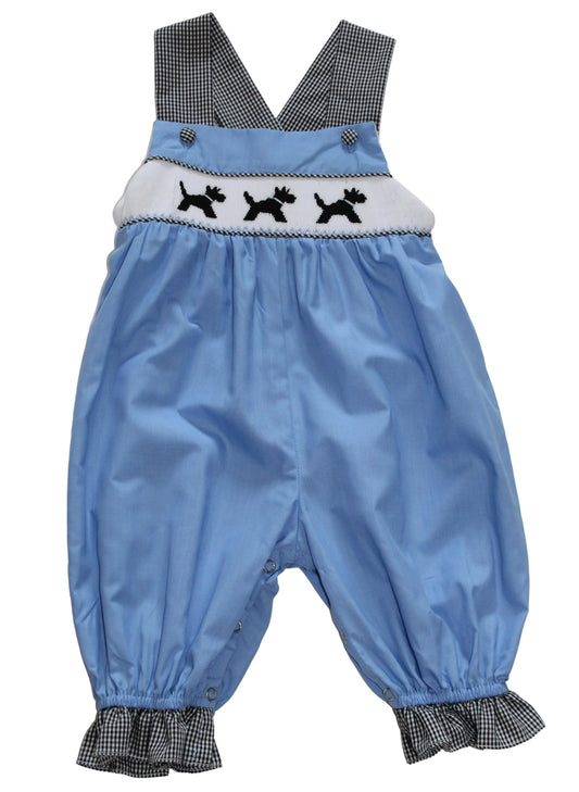 Scotty Dog Girl Romper