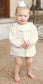 Itty Bitty Yellow&Light Blue Floral Bloomer Set