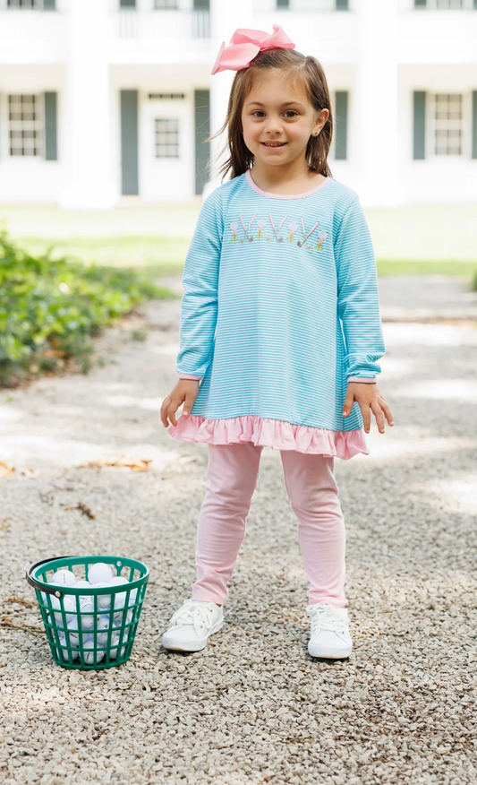 Tee Time Ruffle Pant Set