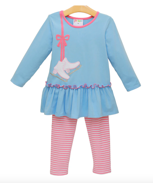 Rinks & Ribbons Ruffle Pant Set