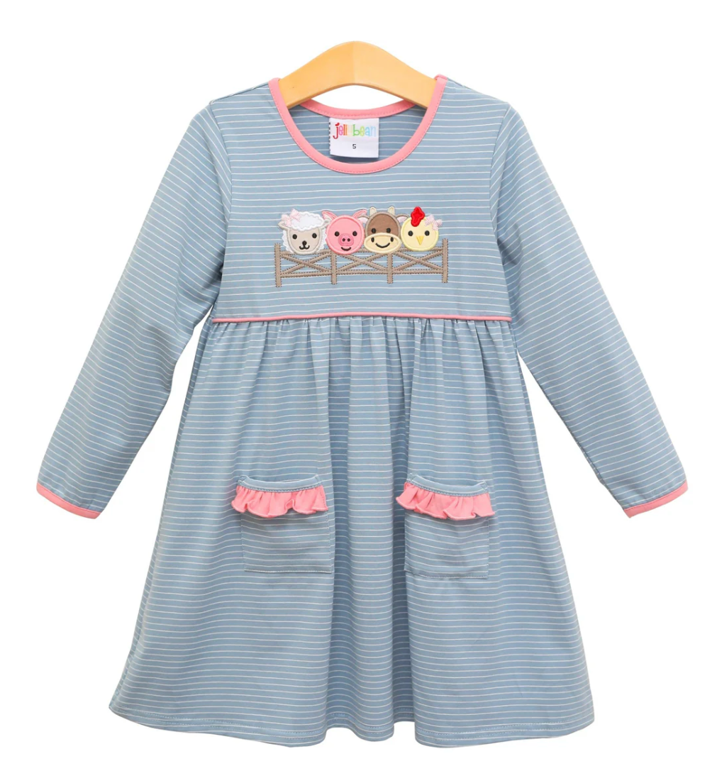 Farm Friends Pocket Dress
