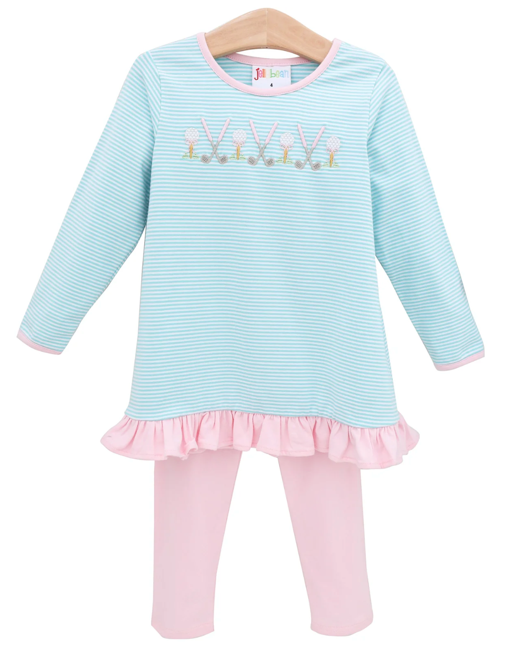 Tee Time Ruffle Pant Set